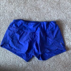 Royal Blue Lulu Lemon Shorts